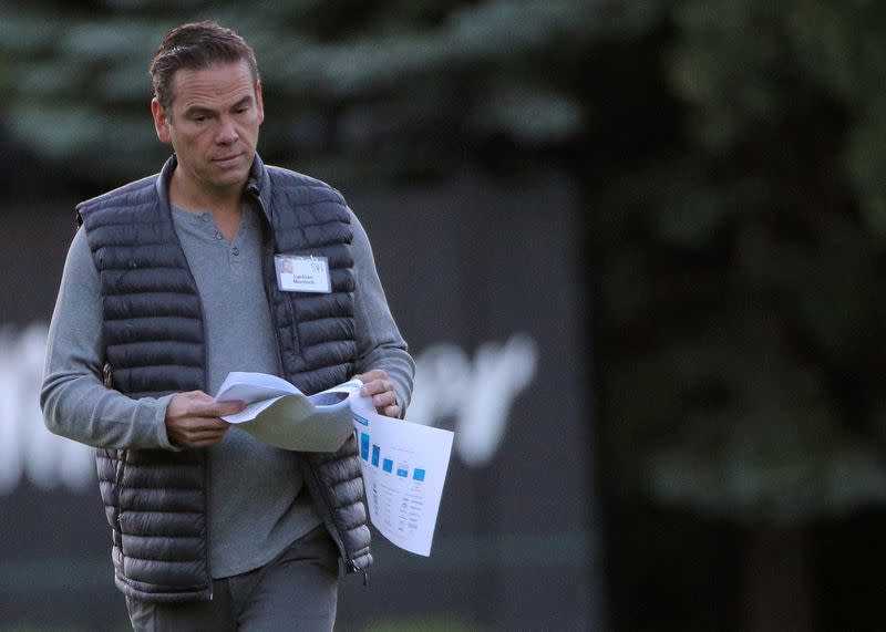 FILE PHOTO: Lachlan Murdoch, co-chairman and chief executive officer of Fox Corp., attends the annual Allen and Co. Sun Valley media conference in Sun Valley, Idaho