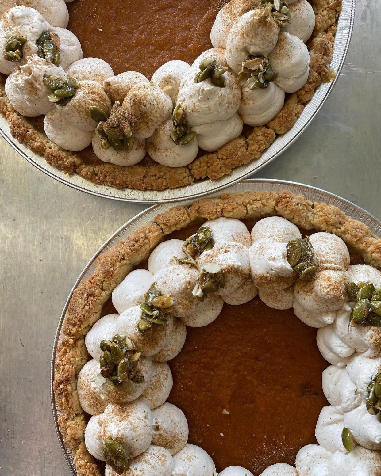 Pies from Spoonfed Kitchen & Bakeshop, at 1930 Eastwood Road in Wilmington, N.C.