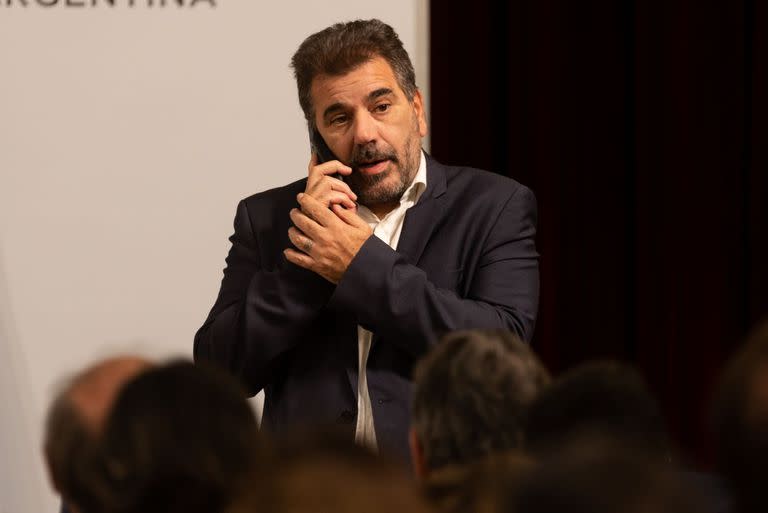 Cristian Ritondo, uno de los diputados a los que Sergio Massa siempre aludió, en la presentación del Presupuesto 2023