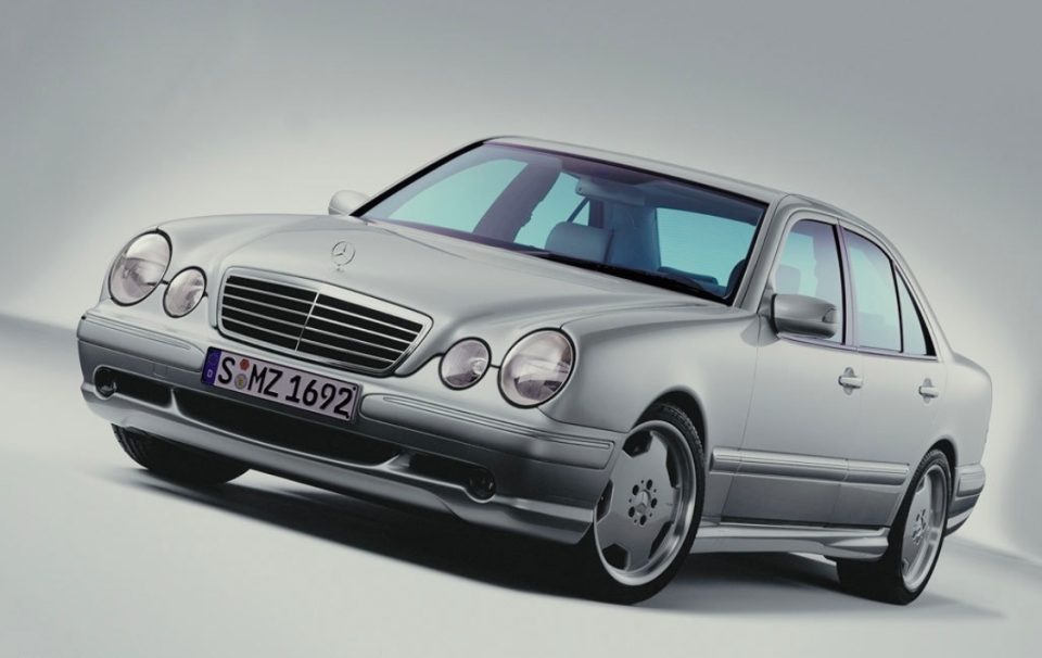 <p>E-Class AMGs are the definition of understatement. They look as stately as normal E-Classes, but have some serious performance under the hood. The E55, with its 349-horsepower 5.5-liter V-8, could a top speed of 155 mph. <a href="https://www.ebay.com/itm/2001-Mercedes-Benz-E-Class-AMG/273919874888?hash=item3fc6e59748:g:PjcAAOSwbKZdCpmj" rel="nofollow noopener" target="_blank" data-ylk="slk:This one on eBay;elm:context_link;itc:0;sec:content-canvas" class="link ">This one on eBay</a> can be yours for just under $6,000. </p>