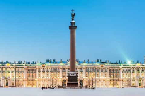 Cruise passengers can currently visit St Petersburg visa-free for 72 hours - Credit: ROMAN EVGENEV