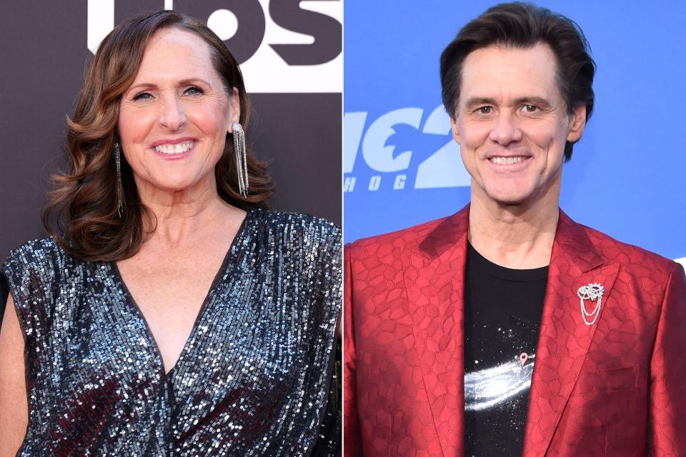 Molly Shannon and Jim Carrey