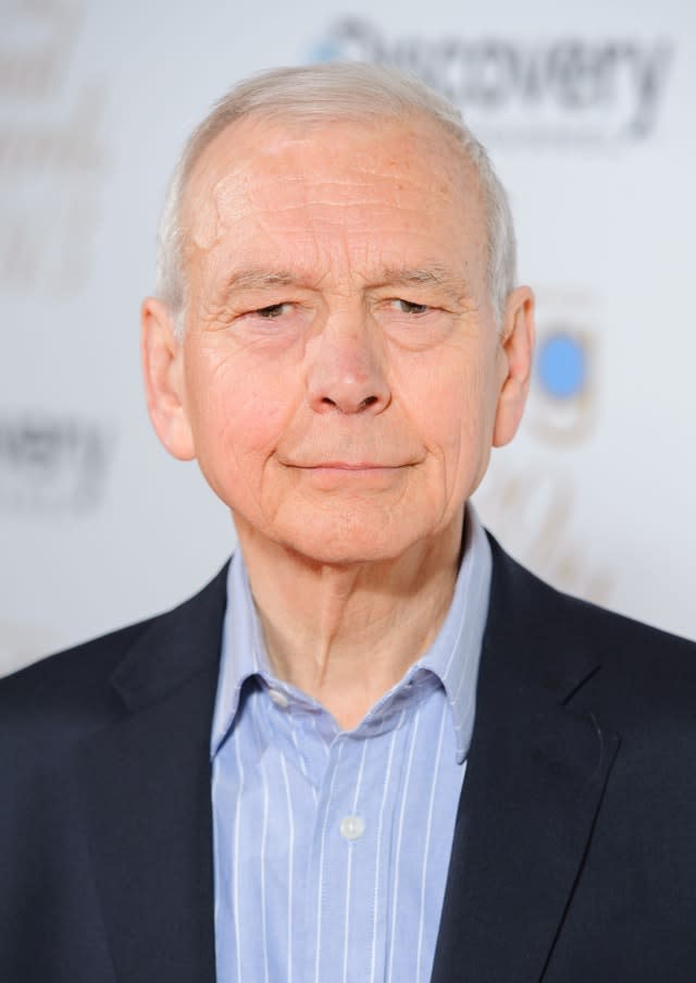 John Humphrys arriving at the Broadcasting Press Guild Television & Radio Awards