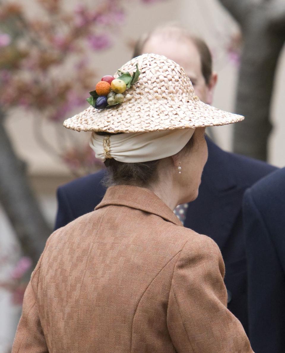 Princess Anne's Fruit Hat