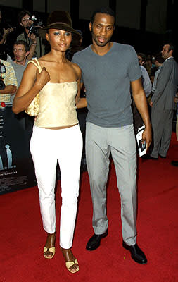 Cynthia Bailey and Leon at the New York premiere of Warner Brothers' A.I.: Artificial Intelligence