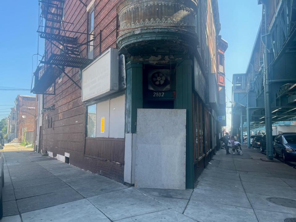 This vacant storefront at 2802 Kensington Ave. in Philadelphia's Kensington neighborhood was the shooting location for Twelve Monkeys headquarters in the Terry Gilliam film "12 Monkeys."