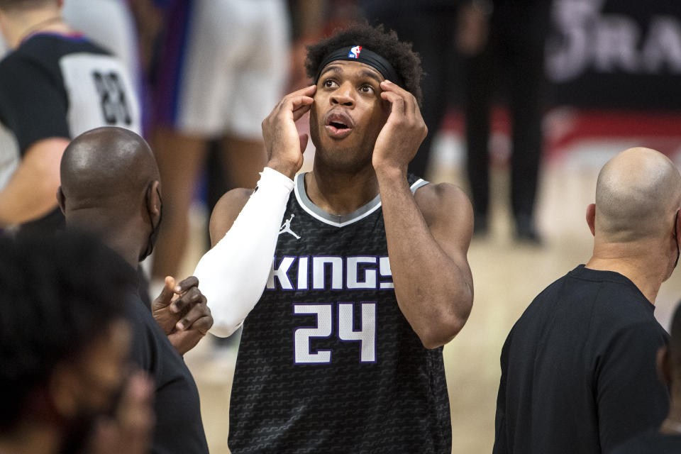 Buddy Hield of the Sacramento Kings