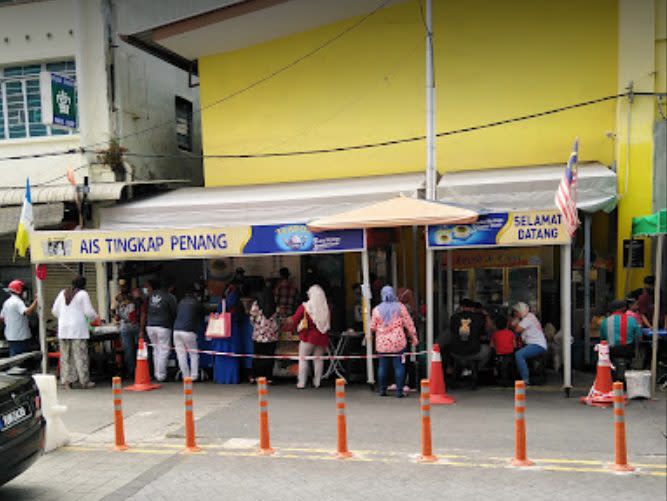 Ais Tingkap - hawker stall 