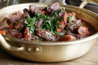 <p>Rich, hearty stew is the perfect, comforting fall meal.</p><p>Get the recipe from <a rel="nofollow noopener" href="http://www.delish.com/cooking/recipe-ideas/recipes/a49563/slow-cooker-red-wine-beef-stew-recipe/" target="_blank" data-ylk="slk:Delish;elm:context_link;itc:0;sec:content-canvas" class="link ">Delish</a>.</p>