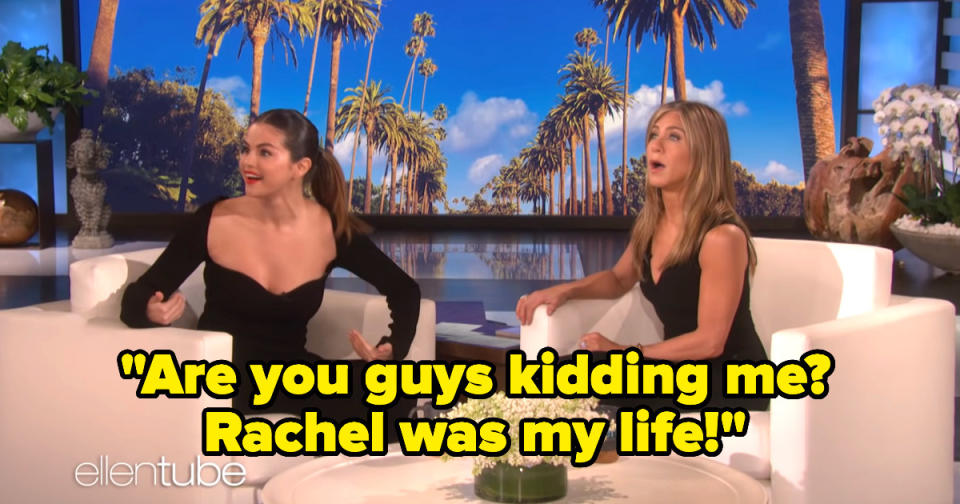 Selena Gomez saying, 'Are you guys kidding me? Rachel was my life"