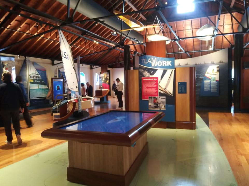 Inside the Sailing Museum, which held a ribbon-cutting ceremony Friday, May 6, 2022.