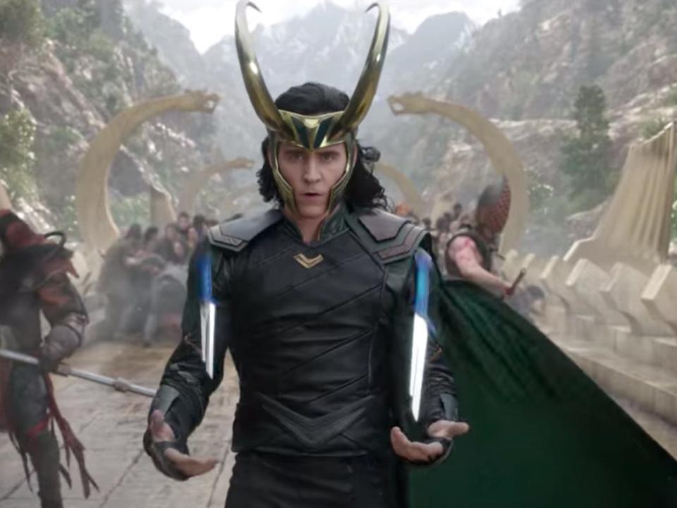 Tom Hiddleston as Loki in "Thor: Ragnarok."