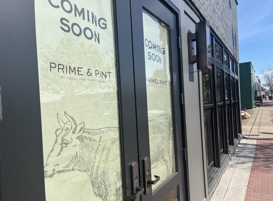 Future location of Prime & Pint on 6th Street in downtown Columbia, Tenn. on Nov. 30, 2023.