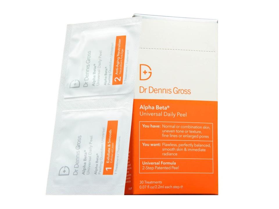 Dr Dennis Gross alpha beta universal daily peels: £19, Spacenk.com (SpaceNK)