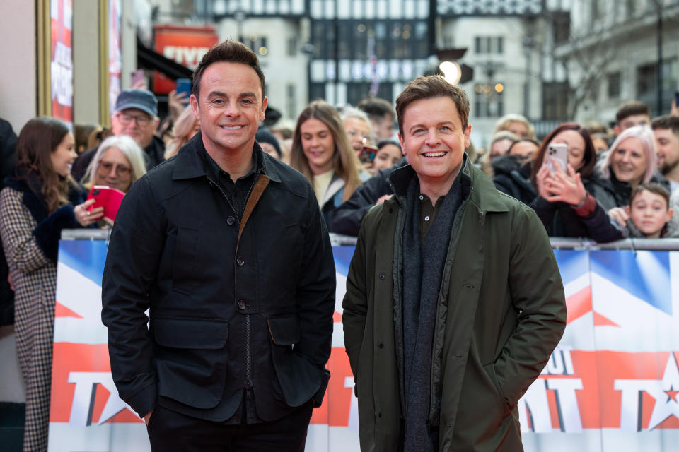 Britain's Got Talent hosts Ant McPartlin and Declan Donnelly.