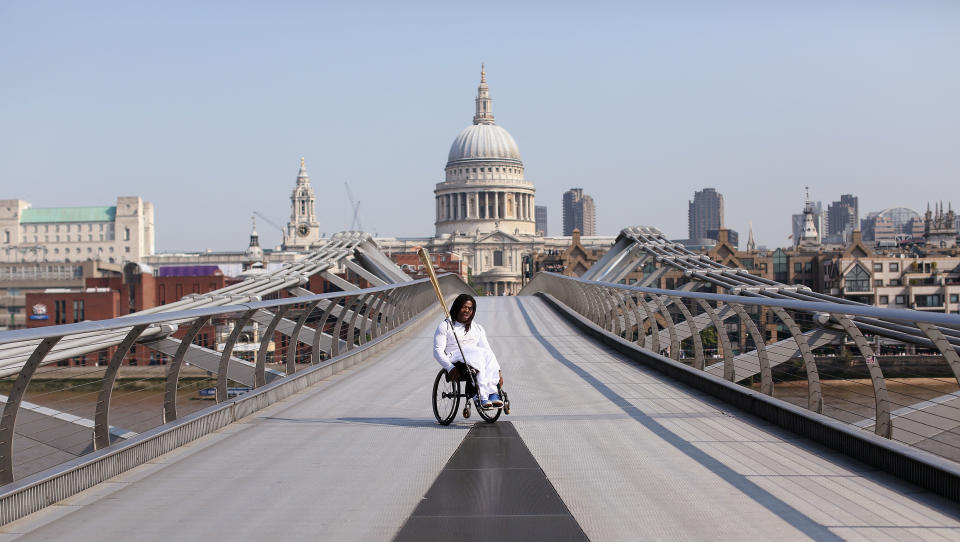 After 68 Days Travelling Around The UK The Olympic Torch Reaches Central London Ahead Of The Opening Ceremony