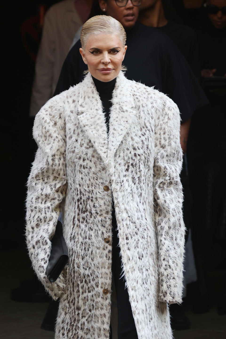 PARIS, FRANCE - JUNE 26: Lisa Rinna attends the Balenciaga Haute Couture Fall/Winter 2024-2025 show as part of Paris Fashion Week on June 26, 2024 in Paris, France. (Photo by Neil Mockford/GC Images)