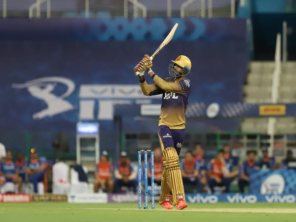 KKR opening batsman Venkatesh Iyer (Photo/ IPL Twitter)