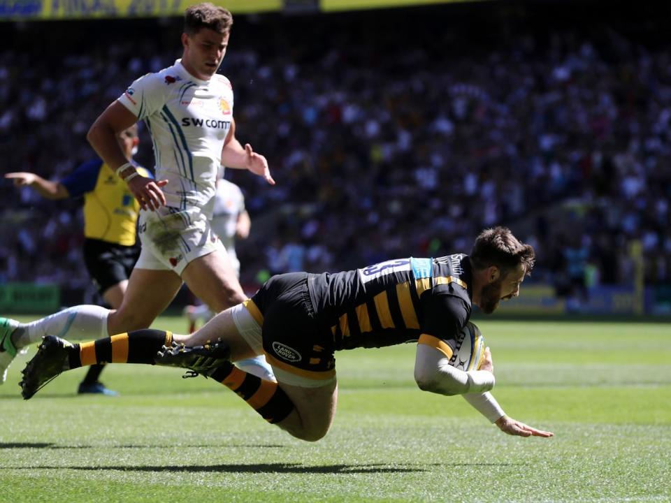 Elliot Daly gave Wasps the lead during the game (Getty)