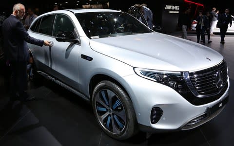 Mercedes EQC EV  - Credit: UPI / Barcroft Images /UPI / Barcroft Media 