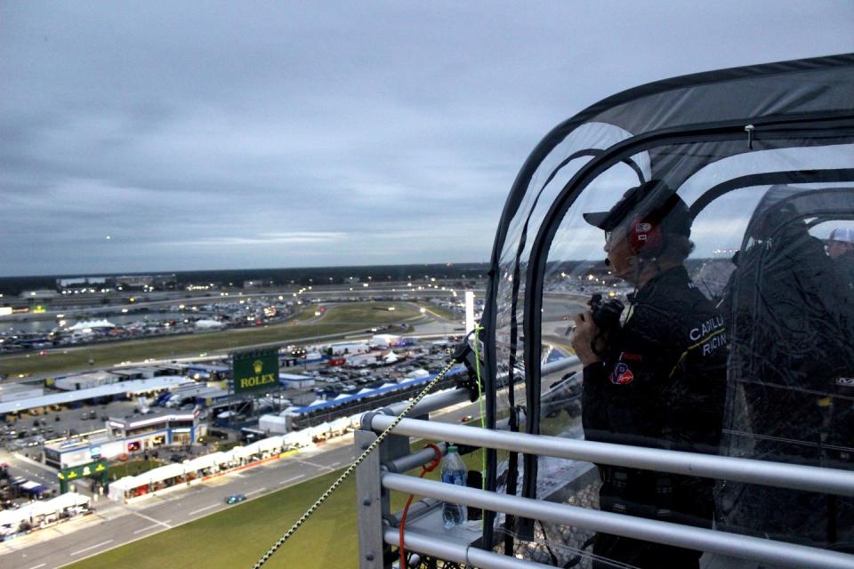 a spotter at the 24 hours of daytona
