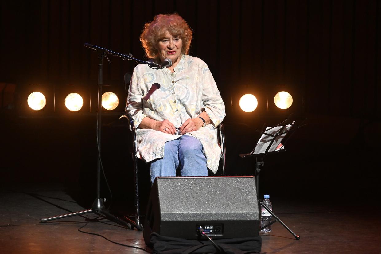 <p>Shirley Collins took to the stage for the Barbican’s first post-lockdown gig</p> (Mark Allan/Barbican)