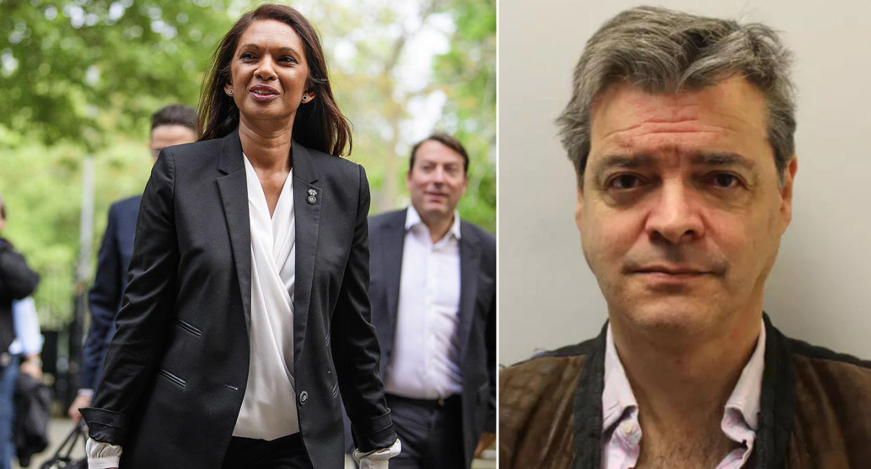 Gina Miller and Rhodri Philipps, The 4th Viscount St Davids (SWNS)