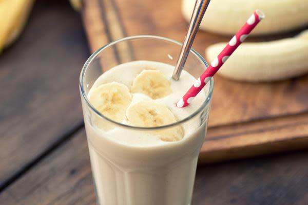 Agua de avena con plátano