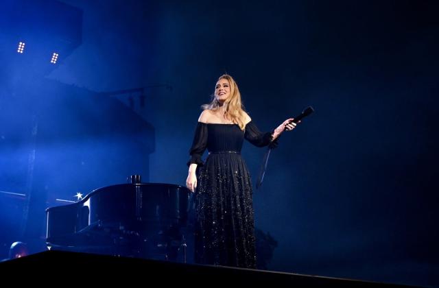 Adele branded 'stunning queen' by fans over Louis Vuitton dress
