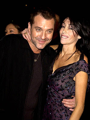 Tom Sizemore and Heidi Fleiss at the Beverly Hills premiere of Columbia's Black Hawk Down