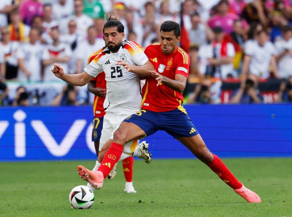 Rodri has been instrumental for Spain at the base of midfield (Reuters)