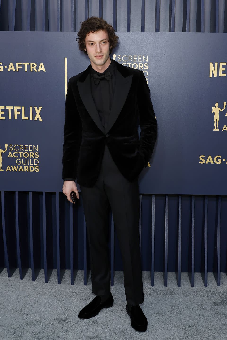 los angeles, california february 24 dominic sessa attends the 30th annual screen actors guild awards at shrine auditorium and expo hall on february 24, 2024 in los angeles, california photo by frazer harrisongetty images