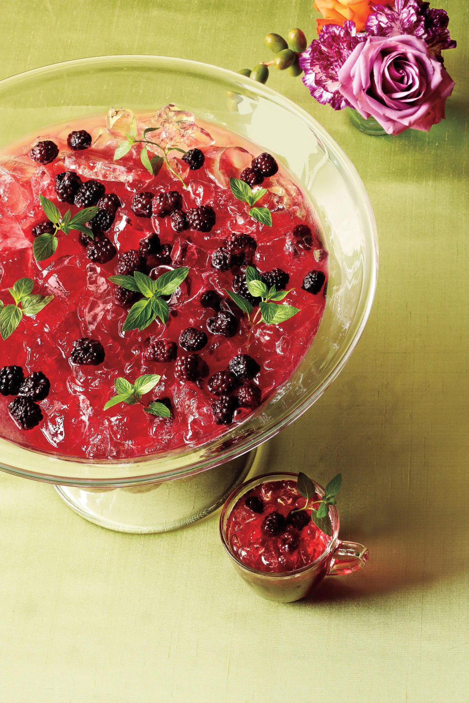 Blackberry Mojito Punch