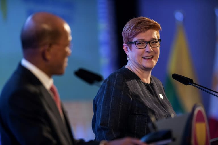 Philippine Defence Minister Delfin Lorenzana and Australia's Defence Minister Marise Payne announced plans for military cooperation