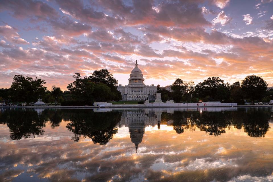 Capitol Hill sunset