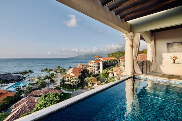 <p>Javi Saguillo/Courtesy of Sandals Resorts</p> A private pool at Sandals Grenada.