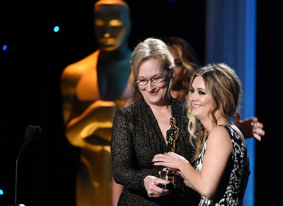 Billie Lourd & Meryl Streep