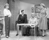 <p>On the first day on set, Vance told Lucy and Desi she couldn't play wife to <a rel="nofollow noopener" href="http://mentalfloss.com/article/30088/being-fred-mertz-life-william-frawley" target="_blank" data-ylk="slk:William Frawley;elm:context_link;itc:0;sec:content-canvas" class="link ">William Frawley</a>, then 66: "No one will believe I'm married to that old coot." Frawley overheard and never forgave her.</p>