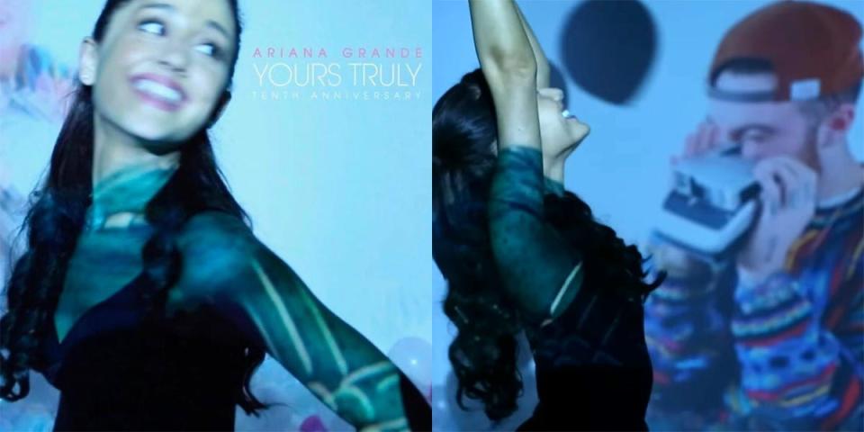 ariana grande yours truly deluxe album cover the way mv mac miller