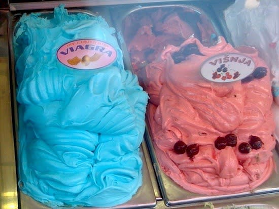 Viagra ice cream (Icecreamists, London, U.K.)