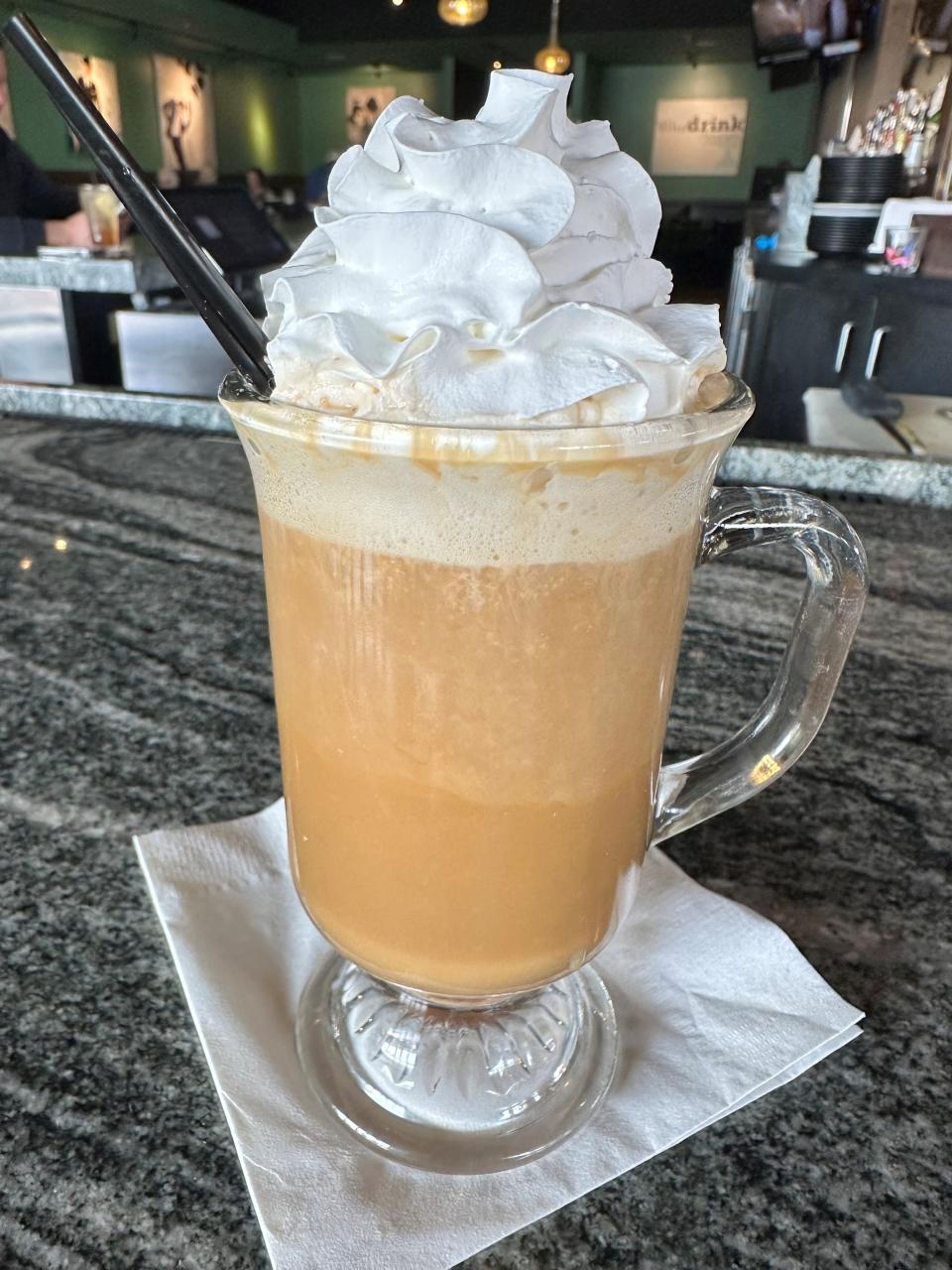 If you've not had Irish coffee, Table Six Kitchen + Bar is serving up this decadent drink consisting of Jameson Irish Whiskey, Bailey's Irish Cream, brown sugar and strong coffee, with whipped cream on top.