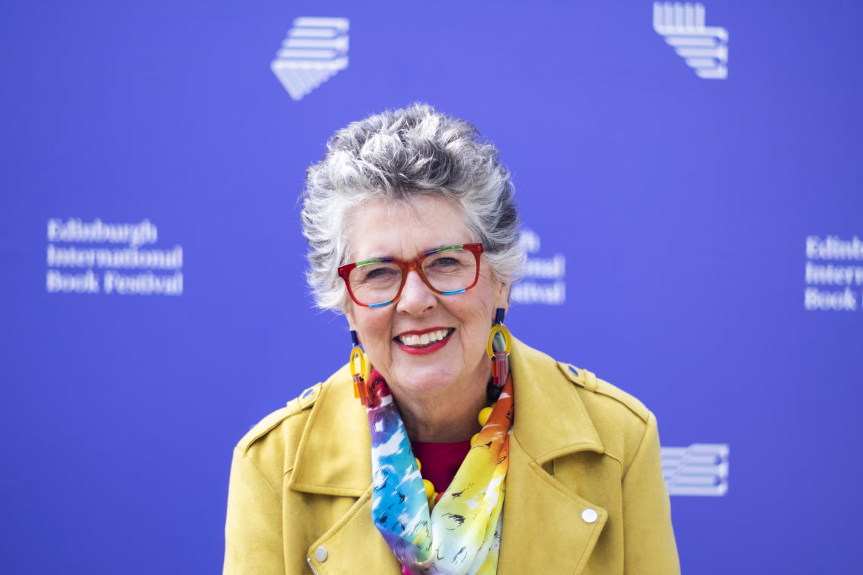 Prue Leith attends a photocall during the Edinburgh International Book Festival 2019 on August 10, 2019 in Edinburgh, Scotland. (Photo by Simone Padovani/Awakening/Getty Images)