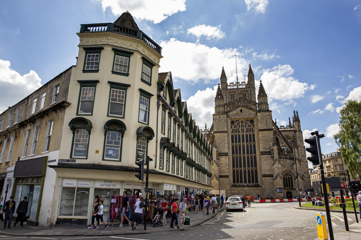 The overall winner, Bath in Somerset, scored highly across the board. Photo: Getty Images