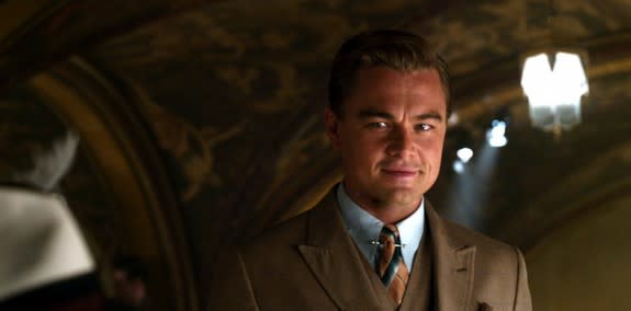 Leonardo DiCaprio, who plays Jay Gatsby in the new film "The Great Gatsby," will fly to space aboard Virgin Galactic's SpaceShipTwo, according to news reports.