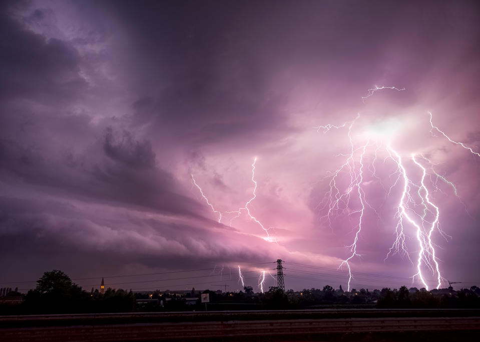 Daredevil lightning photographer