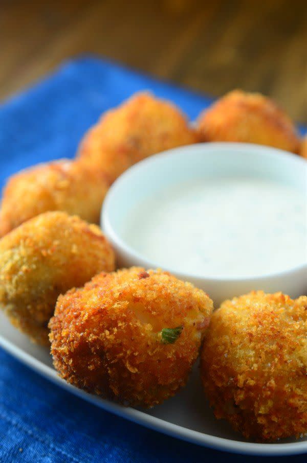 Cheesy Loaded Potato Bombs