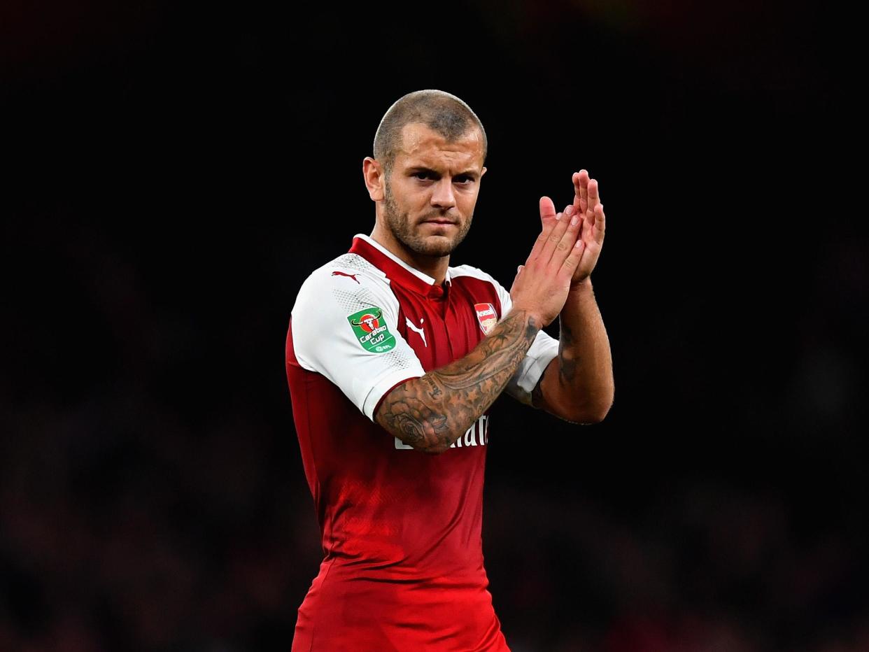 Jack Wilshere looked lively and sharp playing in midfield: Getty Images