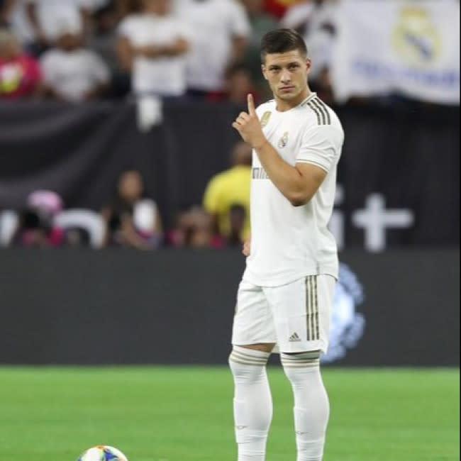 Luka Jovic, jugador del Real Madrid credit:Bang Showbiz