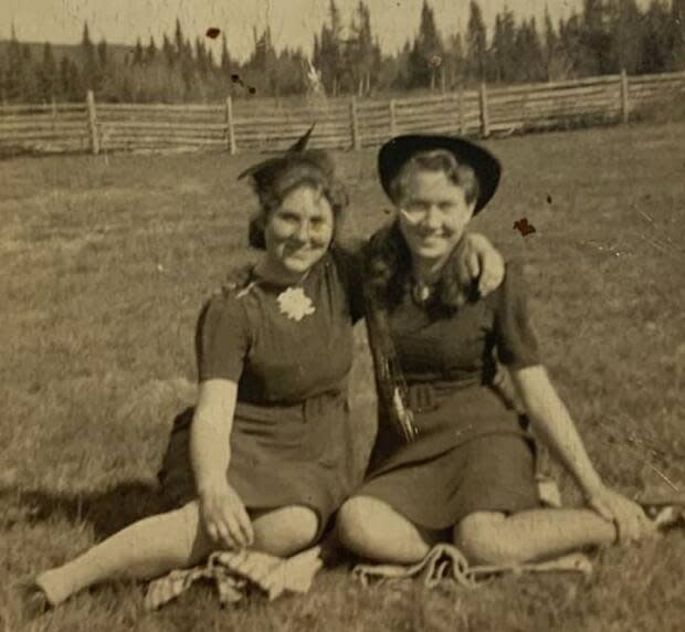 Parker Matchim started his Facebook group in March 2021 and began sharing old photos. This shot shows his  great-great-aunt Mae Ralph and Charlotte Turner.