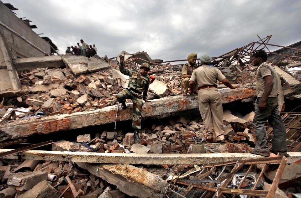 Factory collapse